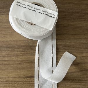 support ceinture avec renfort central 37mm x 100m
