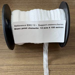 support emmanchures chaînette 12mm x 100m